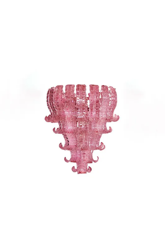 Art pink glass Felci chandelier — Samu Lighting LED Landscape Lights 80.0W 