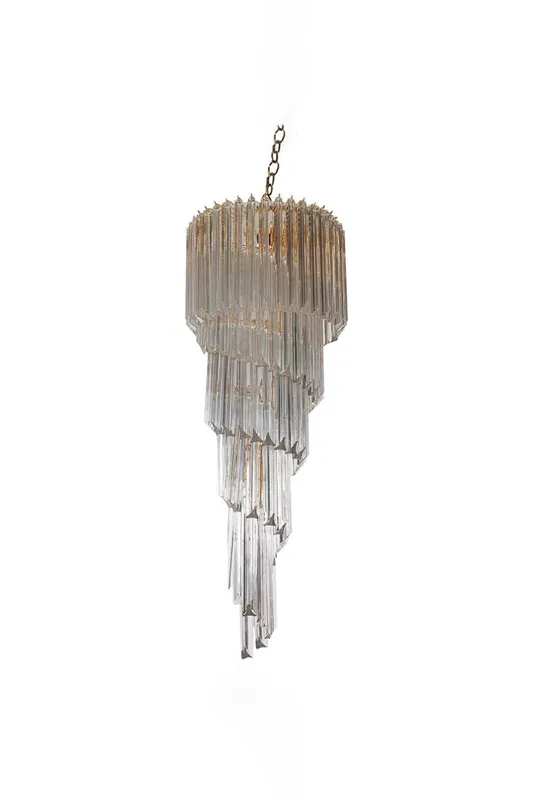 Venini Art Spiral Crystal Chandelier — Samu Lighting LED Landscape Lights 80.0W 