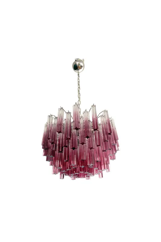 Amethyst Art Glass Prism Chandelier — Samu Lighting LED Landscape Lights 80.0W 