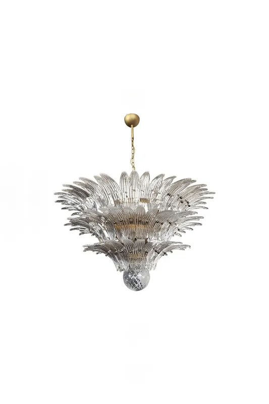 Italian Art Three-Tiered Palmette Chandelier — Samu Lighting LED Landscape Lights 40.0W 