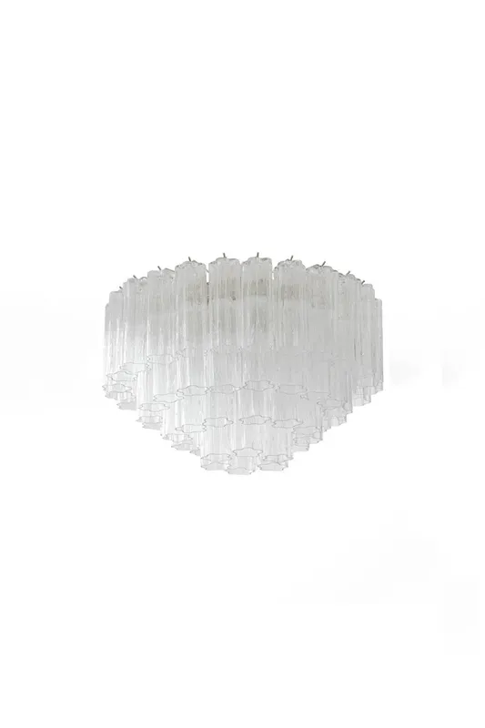 Clear Art Glass Tronchi Ceiling Light — Samu Lighting LED Landscape Lights 20.0W 
