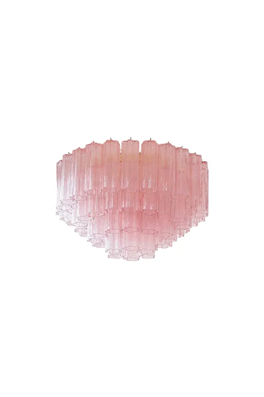 Large Pink Art Glass Tronchi Ceiling Light — Samu Lighting LED Landscape Lights 20.0W 