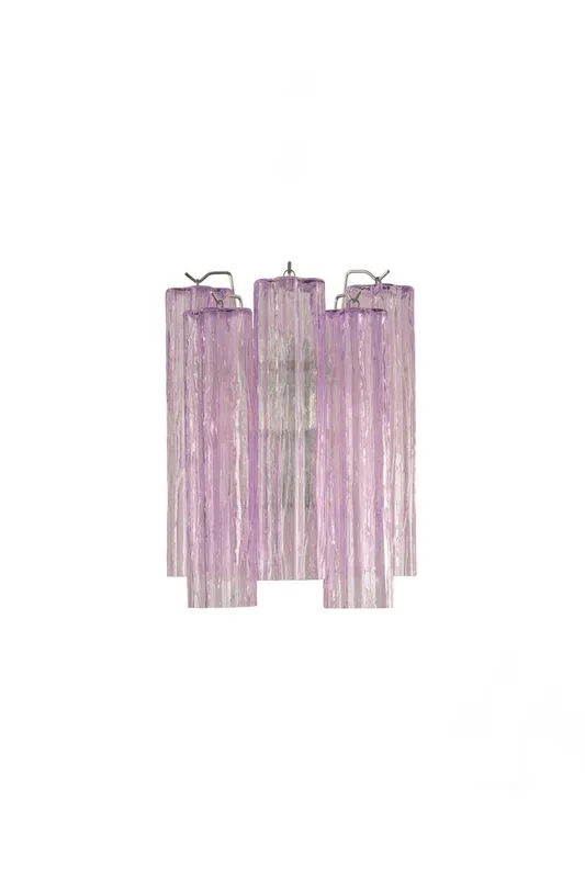 Handcrafted Art Violet Glass Wall Lamp — Samu Lighting LED Wall Lights 15.0W 