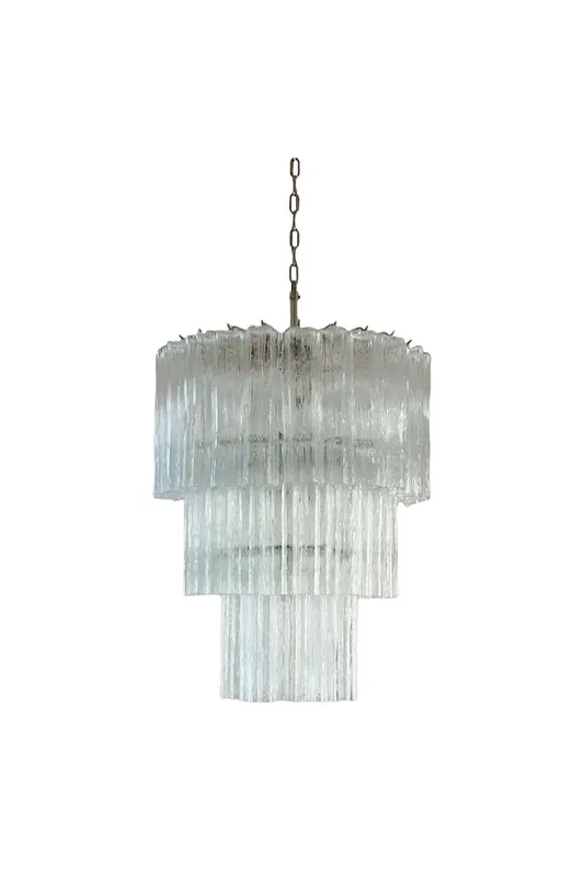 52-Tube Clear Art Glass Chandelier — Samu Lighting LED Landscape Lights 80.0W 