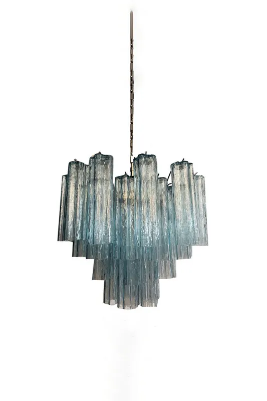 1990s Art blue glass tube chandelier — Samu Lighting LED Landscape Lights 40.0W 