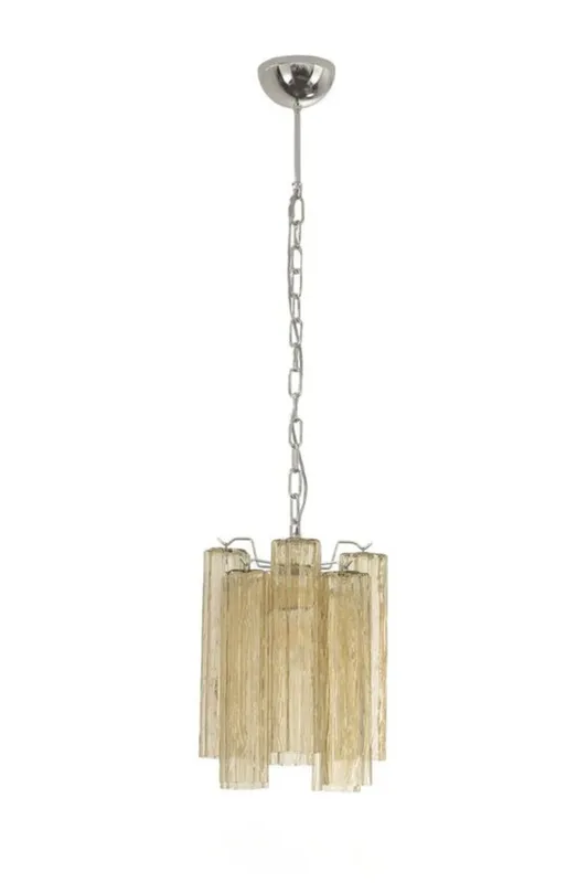 Italian Amber Art Tronchi Glass Pendant Light — Samu Lighting LED Landscape Lights 40.0W 