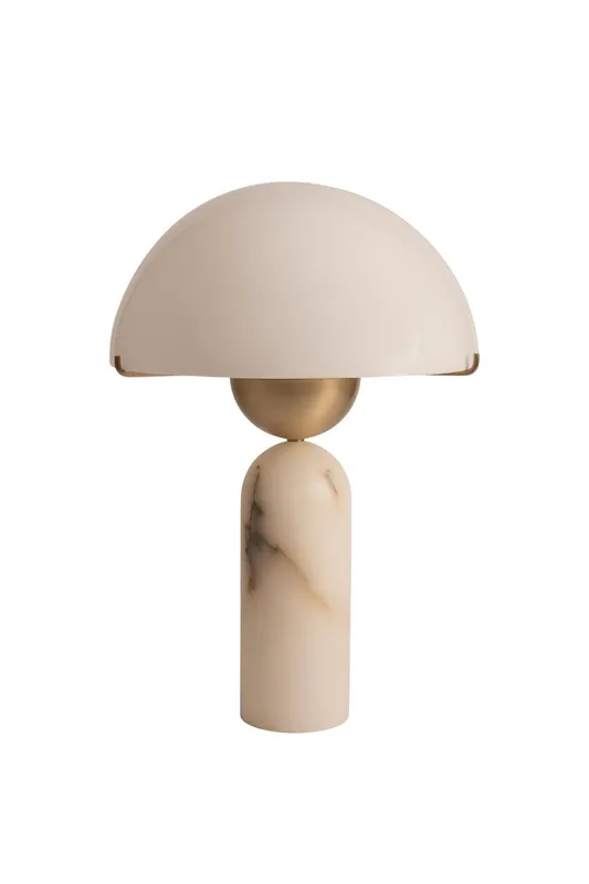 Elegant Sphere Alabaster Table Light — Samu Lighting LED Temporary & Work Lights 20.0W 
