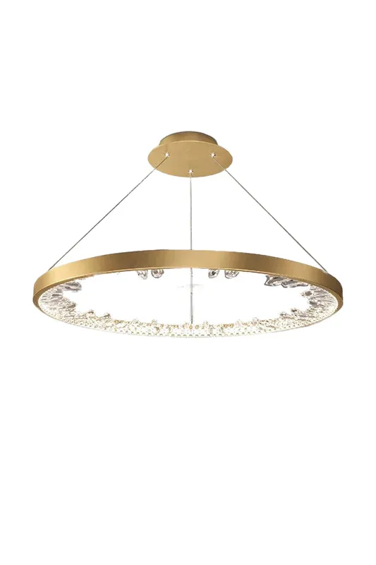 Modern Halo Crystal Ring Chandelier — Samu Lighting LED Landscape Lights 16.0W 3000K