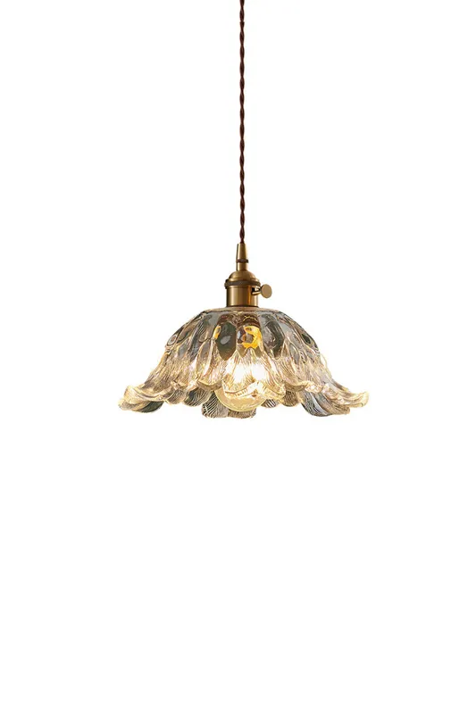 Retro Floral Glass Pendant Lamp — Samu Lighting LED Landscape Lights 40.0W 