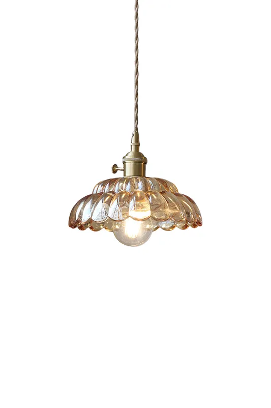 Clear Blossom Glass Shade Pendant Lamp — Samu Lighting LED Landscape Lights 40.0W 