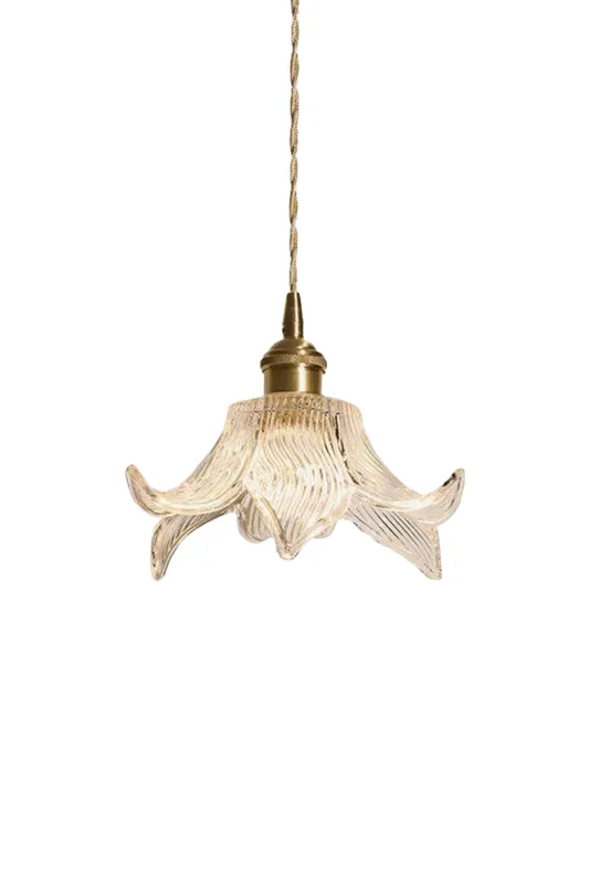 Clear Petal Glass Pendant Lamp — Samu Lighting LED Landscape Lights 40.0W 