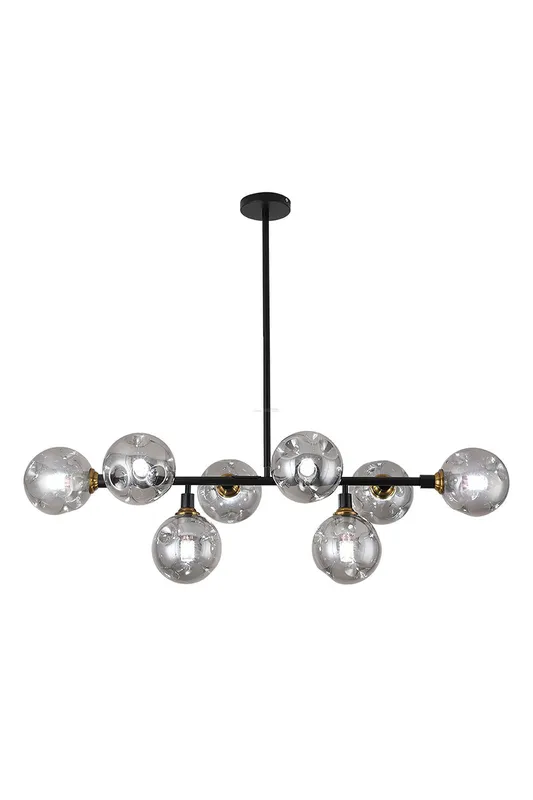 Primas Smoked Glass Linear Chandelier — Samu Lighting LED Linear Lights 40.0W 