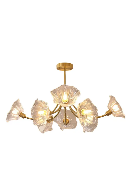 Kalin Blossom Petal Glass Chandelier — Samu Lighting LED Landscape Lights 40.0W 