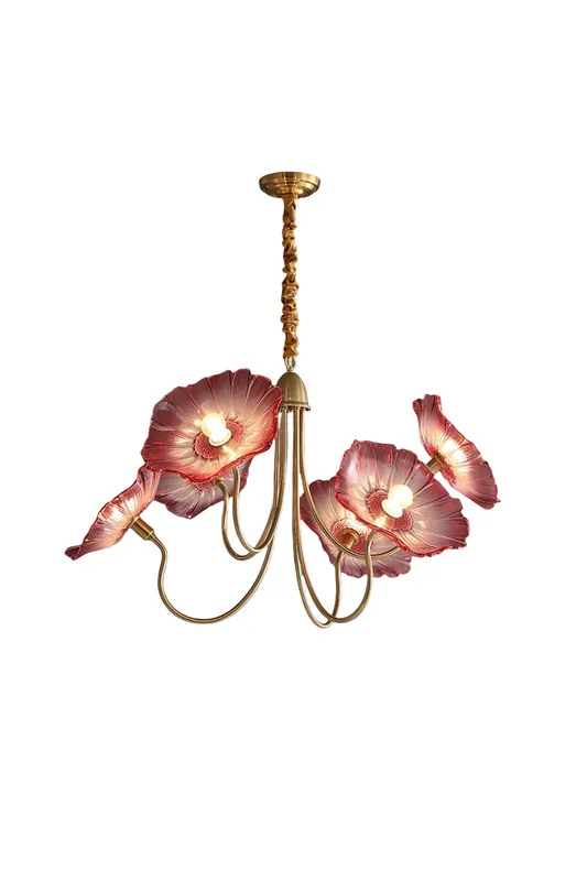 Blossom Petal Glass Chandelier — Samu Lighting LED Landscape Lights 40.0W 