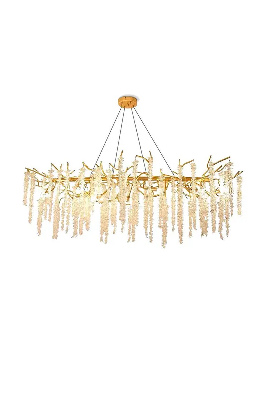 Wisteria Flower  Golden Branch Crystal Chandelier — Samu Lighting LED Landscape Lights 5.0W 