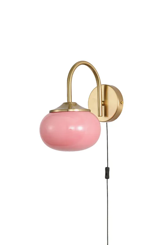 Bubble Glass Marshmallow Sconce Plug Version — Samu Lighting LED Wall Lights 60.0W 