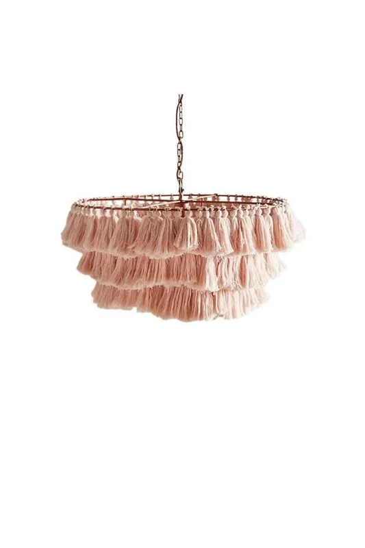 Fabric Fela Tassel Chandelier — Samu Lighting LED Landscape Lights 60.0W 