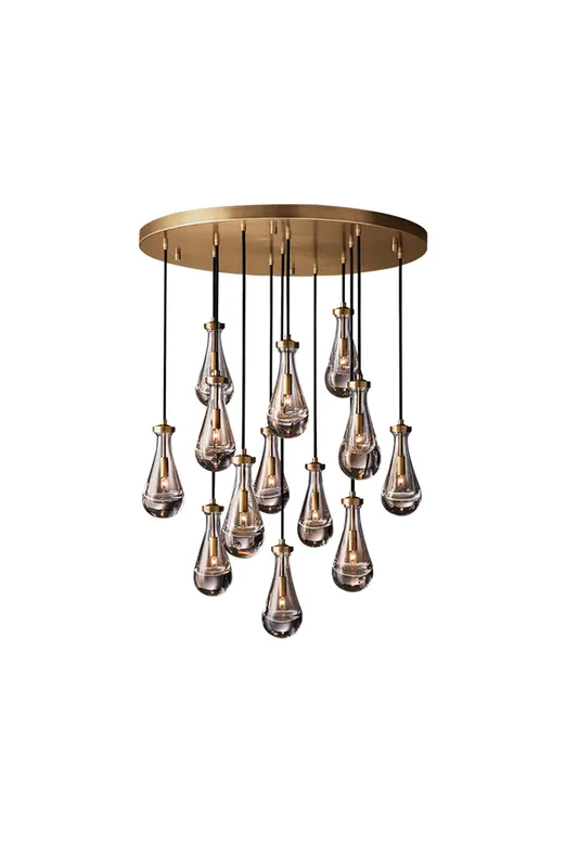Raindrop Linear Chandelier — Samu Lighting LED Troffers & Panels 40.0W 