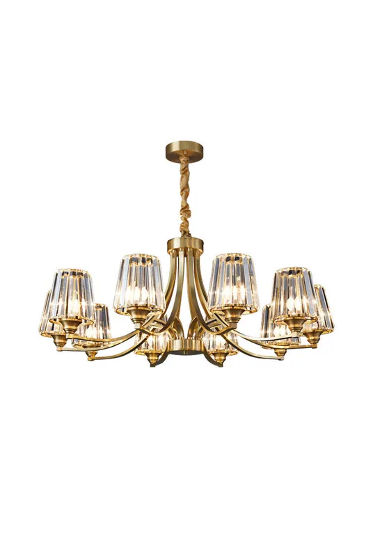 JAYLEY Copper Glass Chandelier — Samu Lighting LED Landscape Lights 60.0W 