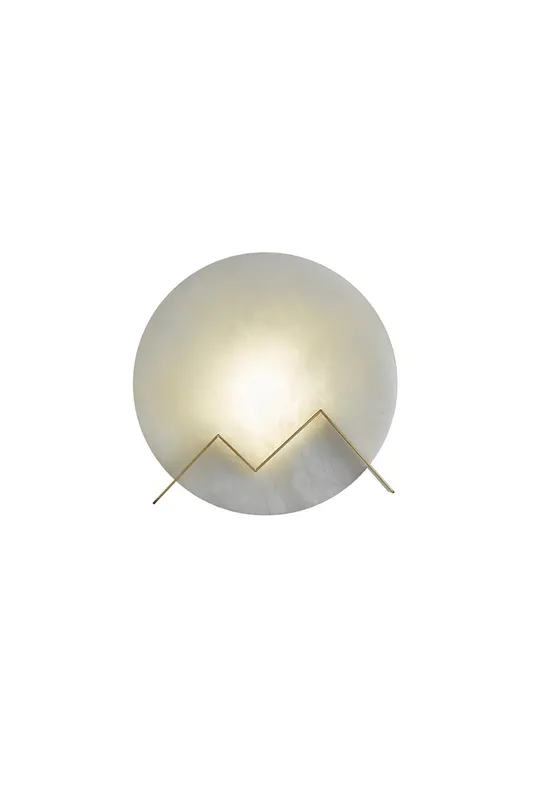 Round M Letter Alabaster Wall Lamp — Samu Lighting LED Wall Lights 6.0W 