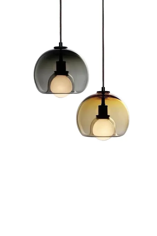 Semi Globe Electroplated Glass Pendant Lamp — Samu Lighting LED Landscape Lights 5.0W 