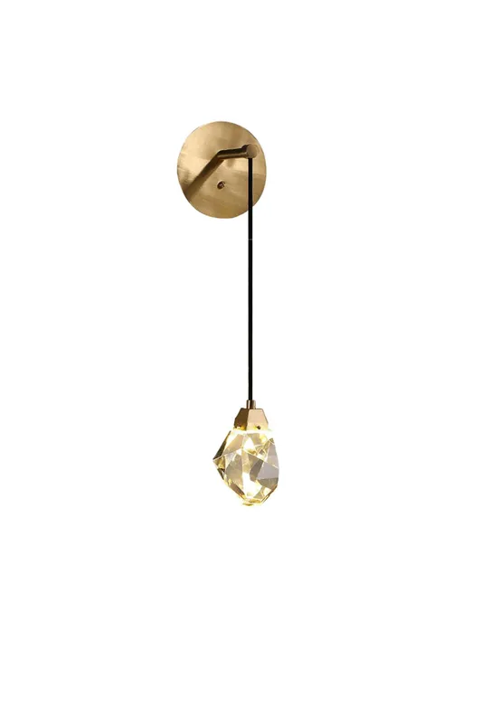 Diamond Crystal Glass Wall Light — Samu Lighting LED Wall Lights 3.0W 