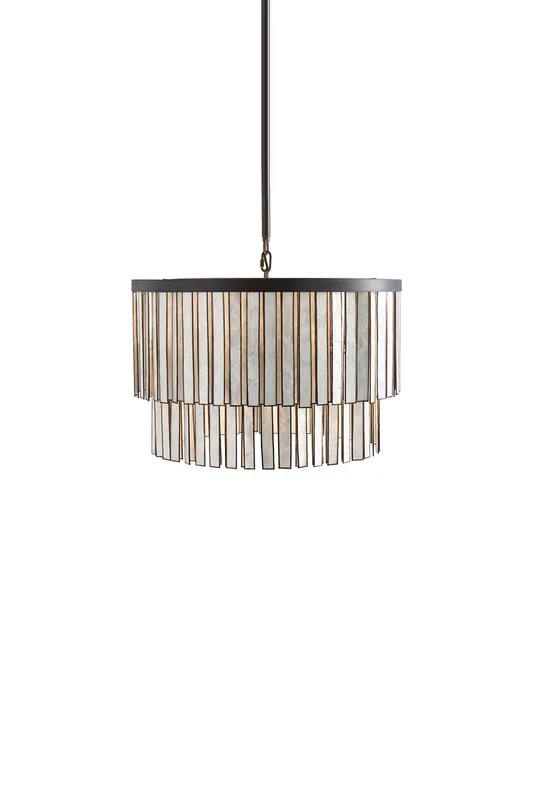 Astrid Capiz Round Chandelier — Samu Lighting LED Landscape Lights 60.0W 