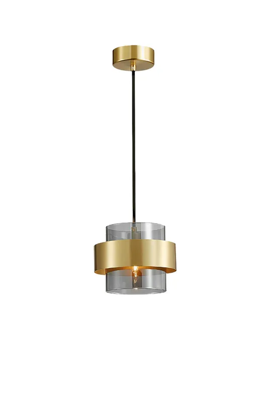 Cylinder Down Grey Glass Pendant Lamp — Samu Lighting LED Landscape Lights 5.0W 