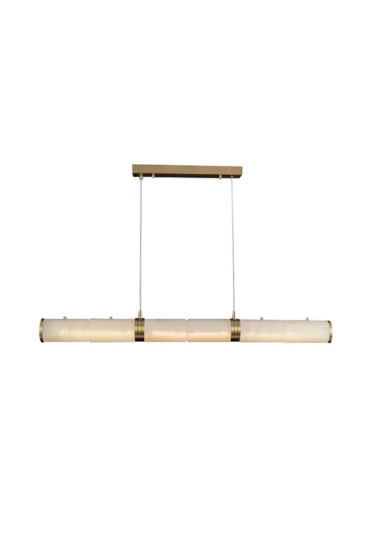 Alabaster Pillar Linear Chandelier — Samu Lighting LED Linear Lights 110.0W 