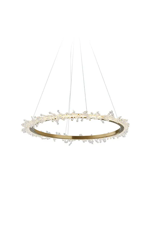 Spiridon Crystal Chandelier — Samu Lighting LED Troffers & Panels  