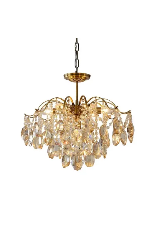 Windchime Crystal Chandelier — Samu Lighting LED Troffers & Panels 40.0W 