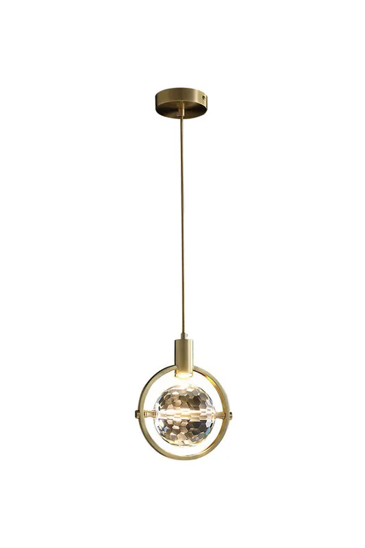 Ring Crystal Pendant Light — Samu Lighting LED Troffers & Panels 10.0W 