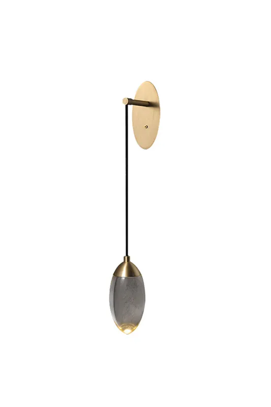 Brass crystal Wall lamp — Samu Lighting LED Troffers & Panels 10.0W 3000K