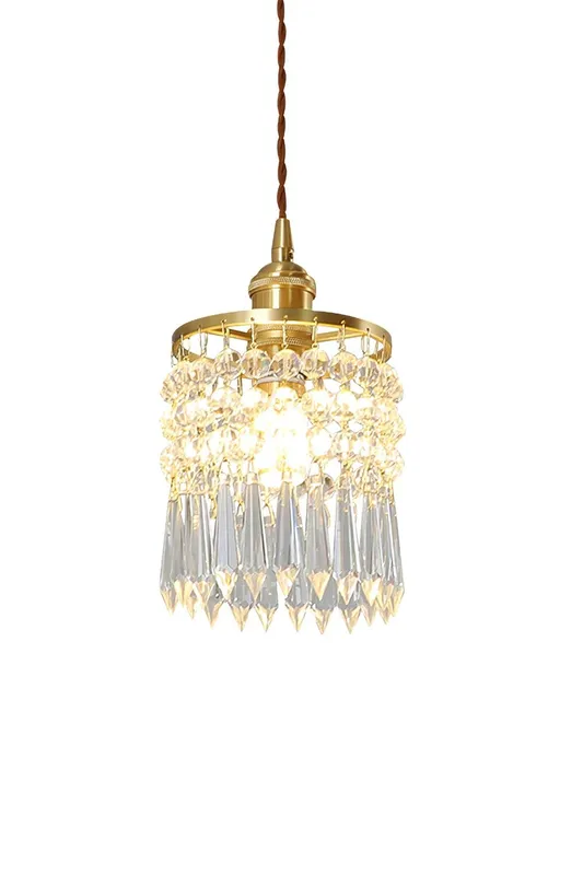 Vintage Crystal Pendant Lamp — Samu Lighting LED Troffers & Panels 15.0W 