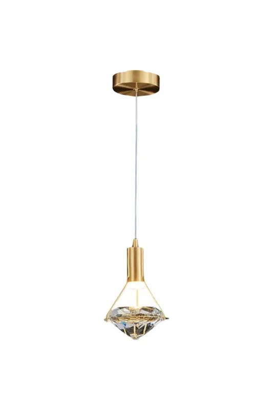 Diamond Pendant Lamp — Samu Lighting LED Troffers & Panels 10.0W 3000K