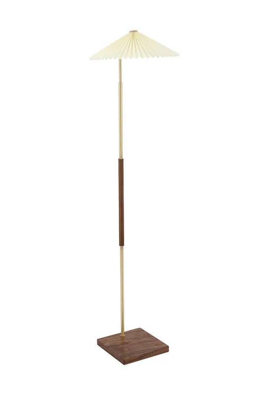 Walnut Brass Floor Lamp — Samu Lighting LED Troffers & Panels 40.0W 