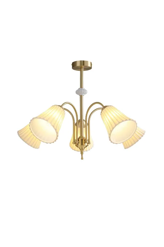 Medieval Ceramic Trumpet Chandelier — Samu Lighting LED Troffers & Panels  