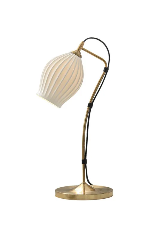 Ceramic Ribbed Table Lamp — Samu Lighting LED Troffers & Panels 15.0W 