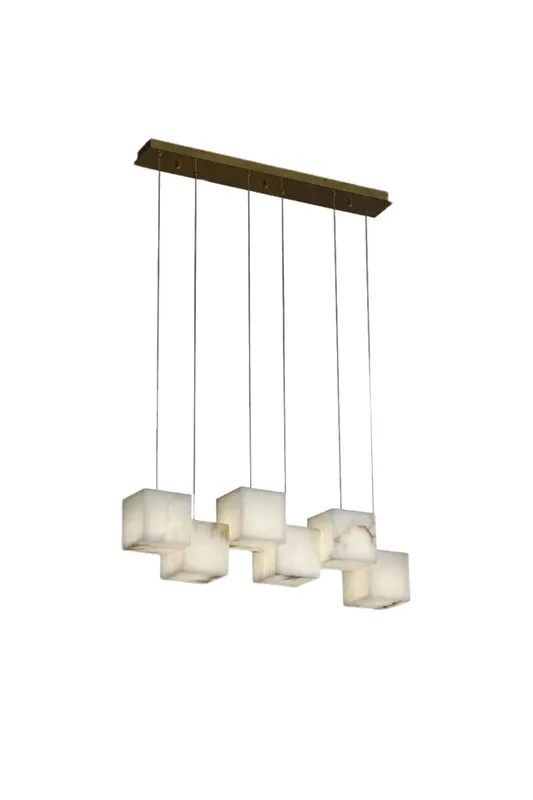 Alabaster Box Chandelier — Samu Lighting LED Troffers & Panels 5.0W 