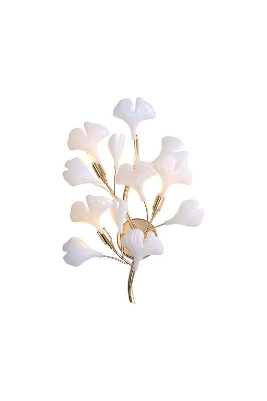 Cermaic Leaf Gingko Wall Lamp — Samu Lighting LED Troffers & Panels 5.0W 