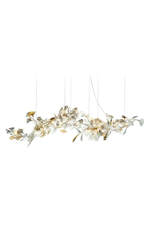 Cermaic Leaf Gingko Chandelier E — Samu Lighting LED Troffers & Panels 5.0W 