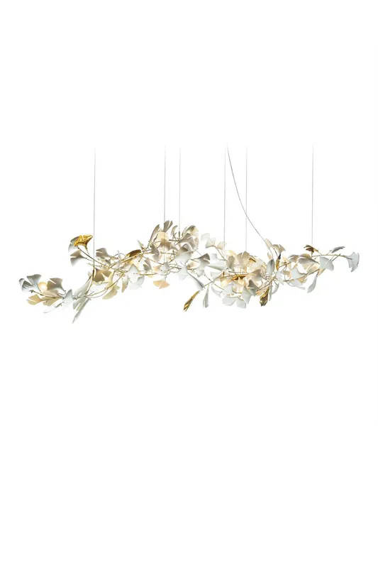 Cermaic Leaf Ginkgo Chandelier A — Samu Lighting LED Troffers & Panels 5.0W 
