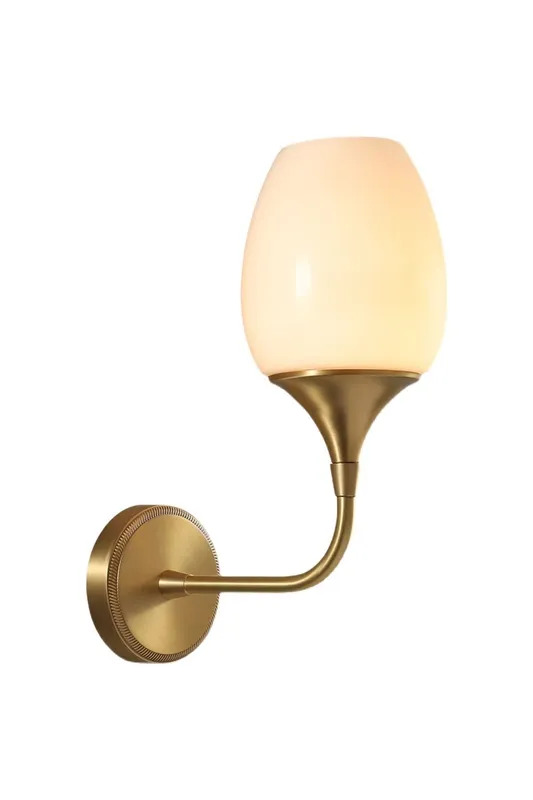 Brass Charlie Wall Lamp — Samu Lighting LED Troffers & Panels 40.0W 