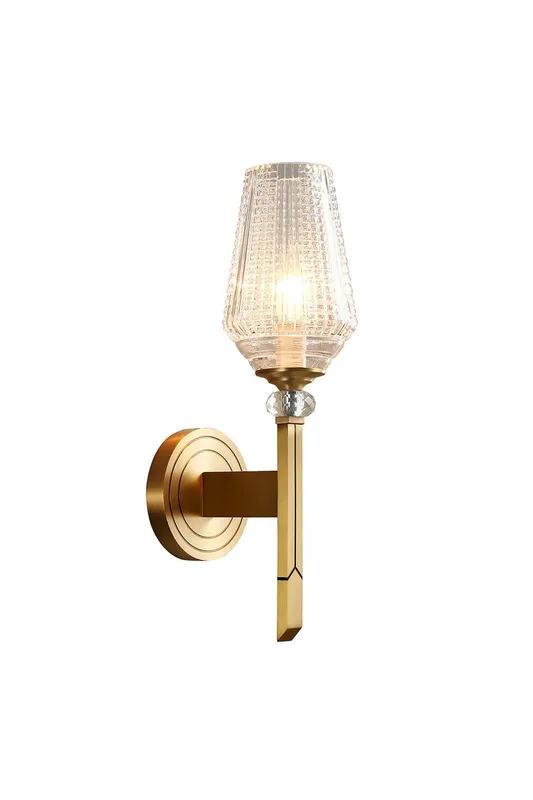 Orrefors Brass Wall Lamp — Samu Lighting LED Troffers & Panels 15.0W 