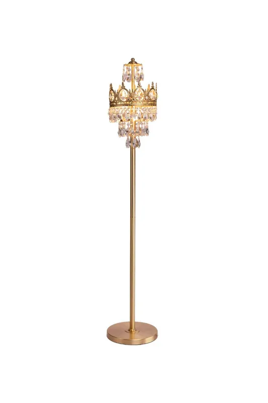 Vintage Crystal Floor Lamp — Samu Lighting LED Troffers & Panels 40.0W 