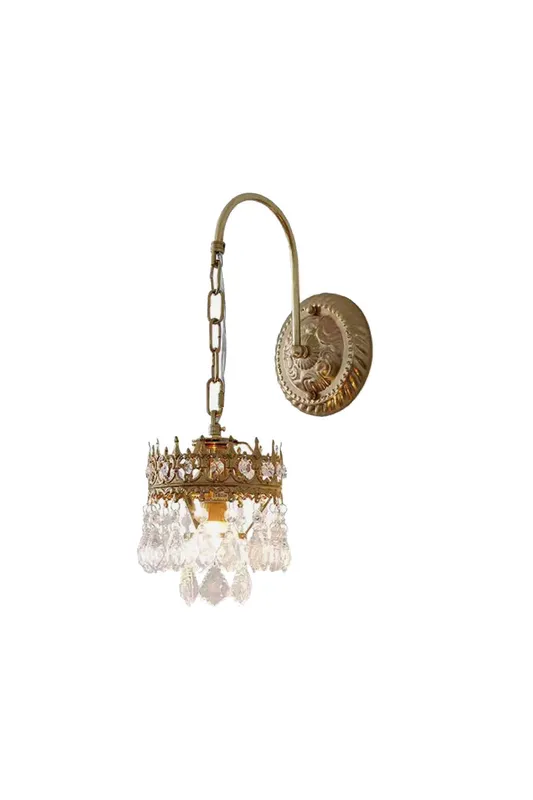 Vintage Crystal Crown Sconce — Samu Lighting LED Troffers & Panels 15.0W 