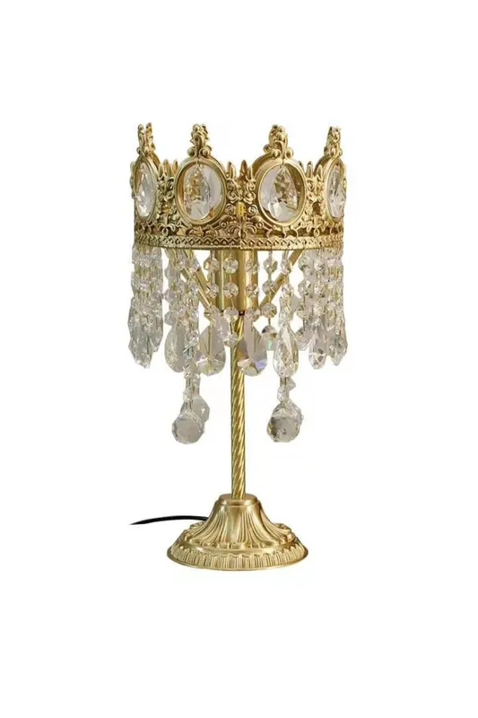 Vintage Crystal Table Lamp — Samu Lighting LED Troffers & Panels 40.0W 
