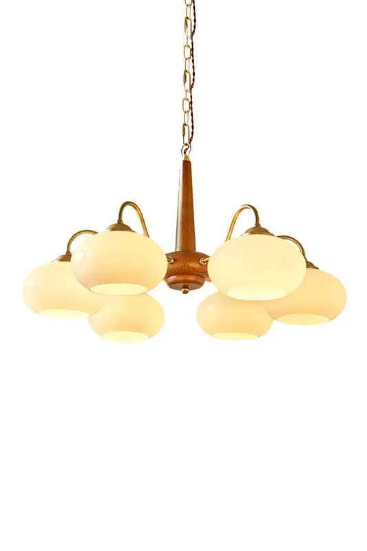Walnt glass Chandelier — Samu Lighting LED Troffers & Panels 40.0W 