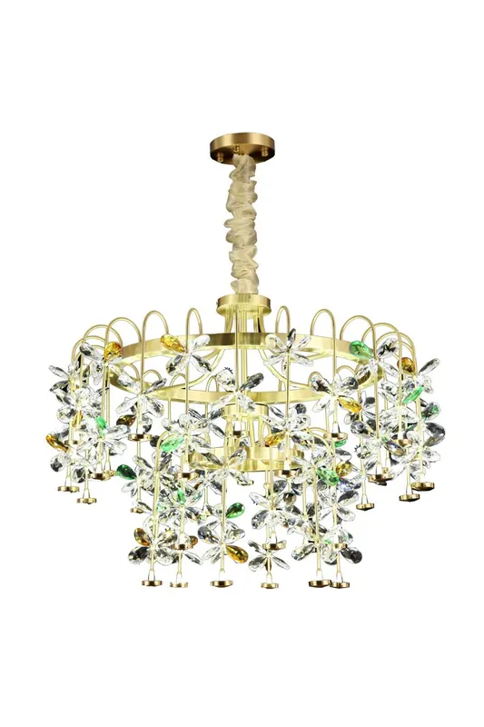 Floral-Inspired Flower Crystal Chandelier — Samu Lighting LED Troffers & Panels 15.0W 2700K