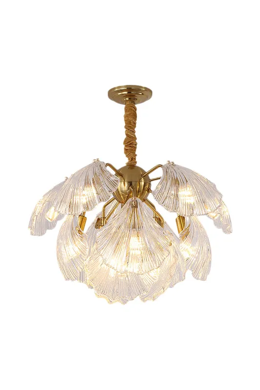 Ribbed Shell Chandelier — Samu Lighting LED Troffers & Panels 15.0W 